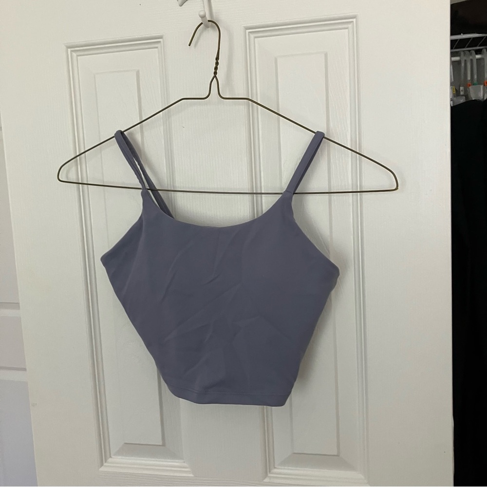 Amazon Gray Long Line Padded Sports Bra